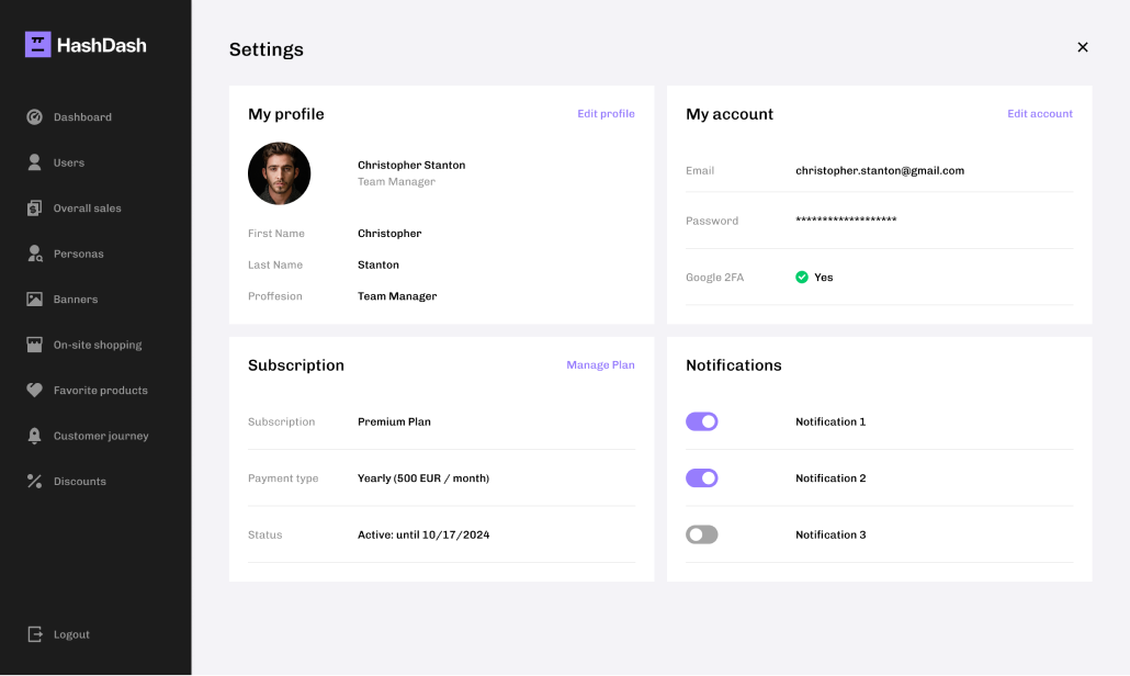 Dashboard you will love more every day